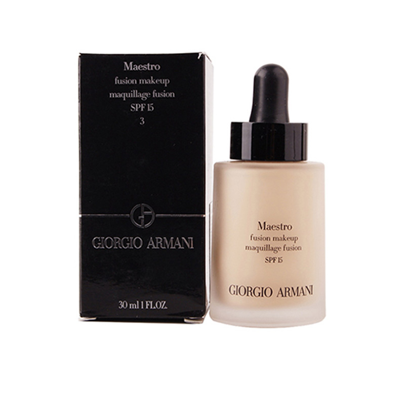 【香港直邮】意大利 Armani/阿玛尼 大师滴管精华粉底液 03#粉调偏白 30ml